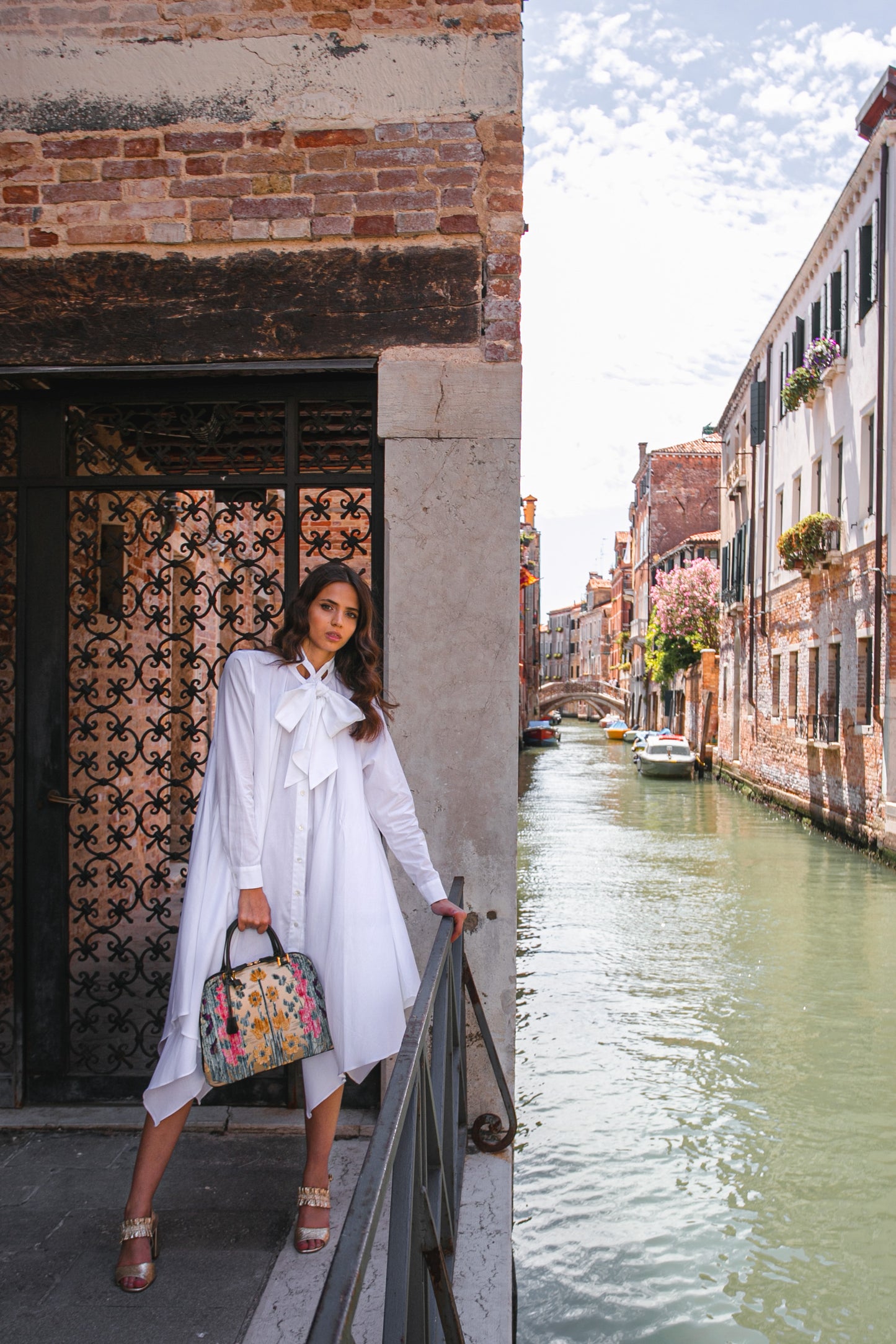 Elena Top-Handle Satchel Green Fresie